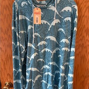 RSVLTS Large Samoa Waves Performance Hoodie